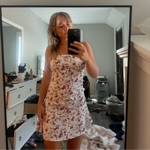floral mini dress